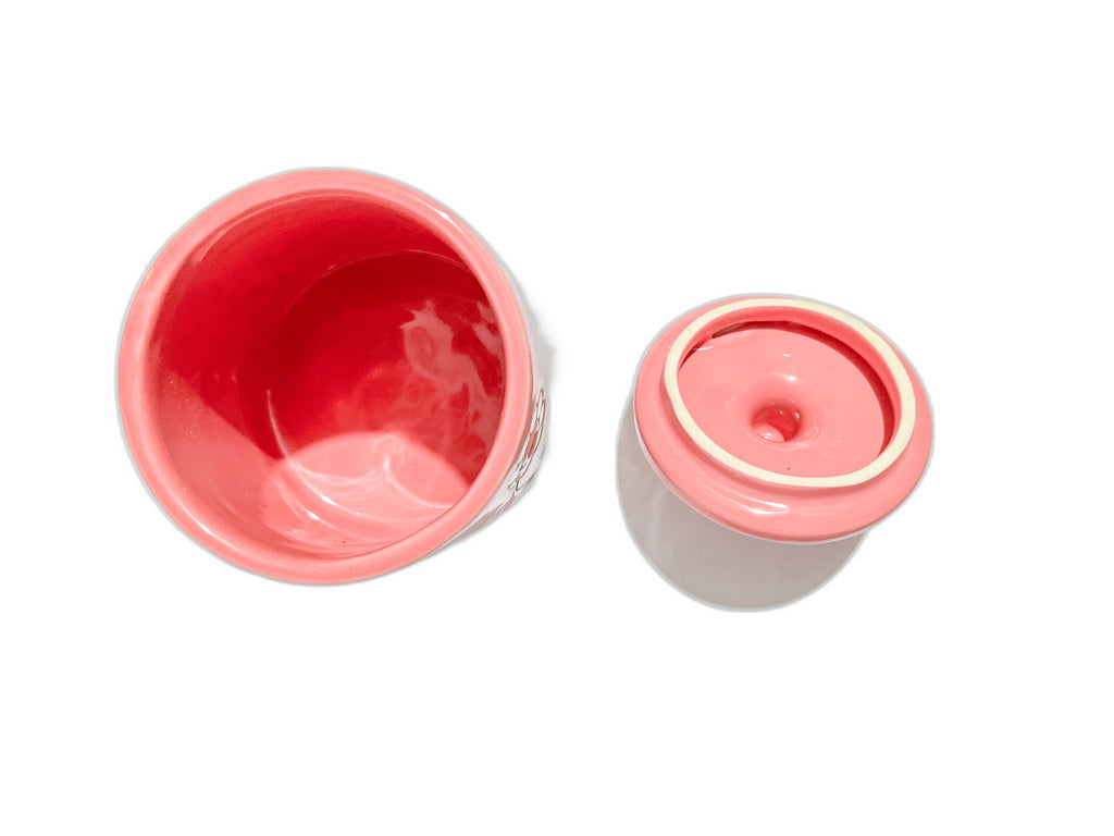 Floral Ceramic Pickle Jar – 500 ml